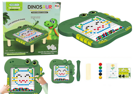 Magnetinė lenta, dinozauras Lean Toys Fun, 38 cm, žalia sp.