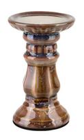 Žvakidė Mondex Yarine HTTS1172, keramika, Ø 10 cm, 16.5 cm, ruda sp.