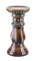 Žvakidė Mondex Yarine HTTS1141, keramika, Ø 10 cm, 20.5 cm, ruda sp.