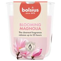 Žvakė, aromatinė Bolsius Blooming Magnolia, 25 h, Rožinė sp.