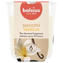 Žvakė, aromatinė Bolsius Smooth Vanilla, 25 h, balta sp./rusva sp.