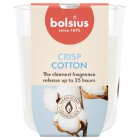 Žvakė, aromatinė Bolsius Crisp Cotton, 25 h, Balta sp.