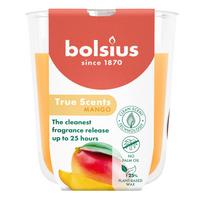 Žvakė, aromatinė Bolsius Happy Mango, 25 h, Oranžinė sp.
