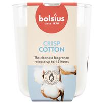 Žvakė, aromatinė Bolsius Crisp Cotton, 45 h, balta sp.