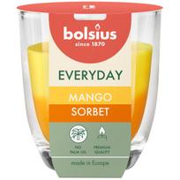 Žvakė, aromatinė Bolsius Mango Sorbet, 21 h, geltona sp./oranžinė sp.