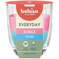 Žvakė, aromatinė Bolsius Bubble Gum, 21 h, Rožinė sp./Žydra sp.