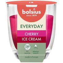 Žvakė, aromatinė Bolsius Cherry Ice Cream, 21 h, raudona sp./rožinė sp.