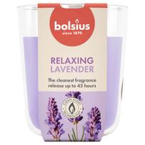 Žvakė, aromatinė Bolsius Relaxing Lavender, 45 h, violetinė sp.