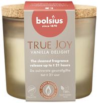 Žvakė, aromatinė Bolsius TRUE JOY Vanilla Delight, 21 h, Balta sp.