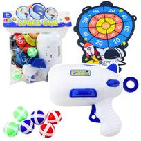 Žaislinis šautuvas su kamuoliukais Lean Toys Space Gun Balta sp./Įvairių spalvų