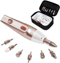 Elektrinis manikiūro ir pedikiūro rinkinys Bamba PinkyCare 700 Perfect Nails, balta sp./rožinė sp.