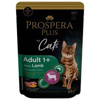 Šlapias kačių maistas Prospera Plus Cat Pouch, ėriena/moliūgas, 0.085 kg