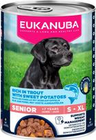 Šlapias šunų maistas Eukanuba, saldžioji bulvė/upėtakis, 0.4 kg
