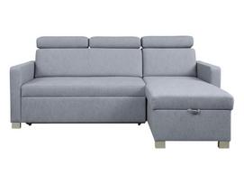 Kampinė sofa - lova Brico, smėlio sp., 204 x 168 cm x 88 cm
