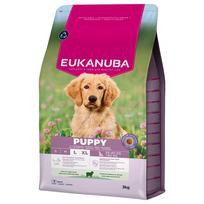 Sausas šunų maistas Eukanuba Puppy, ėriena/ryžiai, 3 kg