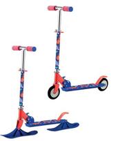 Vaikiškas paspirtukas Bimbo Bike 2in1, mėlyna sp./oranžinė sp.