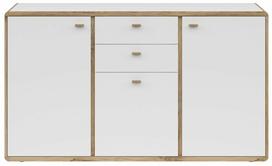 Komoda Ronda S612-KOM3D2S/B-DFJ/BI, ąžuolo sp., 91 cm x 39 cm x 158 cm
