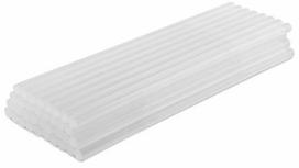 Klijų strypelis Bradas, 30 cm x 1.1 cm, skaidri sp., 1 kg, 34 vnt.
