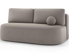 Sofa-lova Lilana Sola 18, smėlio sp., 193 x 96 cm x 93 cm