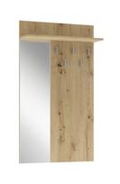 Sieninė drabužių kabykla Lima PR-1, 120 cm, artisan oak