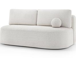 Sofa-lova Lilana Royal 01, balta sp., 193 x 96 cm x 93 cm