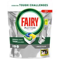 Indaplovių kapsulės Fairy Platinum Lemon, 45 vnt.
