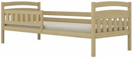 Vaikiška lova Kocot Kids Tosia, lakuota mediena sp., 90 x 200 cm, be patalynės dėžės, su čiužiniu
