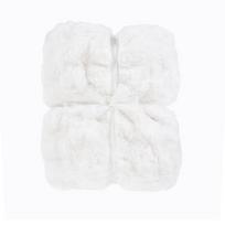 Pledas Domoletti Luxury PomPom, balta sp., 150 cm x 200 cm