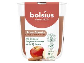 Žvakė, aromatinė Bolsius True Scents Apple and Cinnamon, 25 h, Raudona sp.