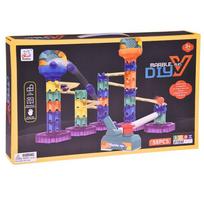 Konstruktorius su kamuoliukų trasa DIY Marble Run, 58 vnt., įvairių spalvų