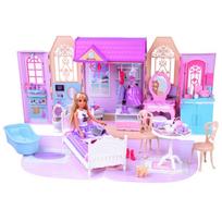 Lėlių namas, su priedais Anlily Dream House ZA5694, įvairių spalvų