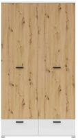 Spinta Homeland, balta sp./artisan oak, 56 cm x 119 cm x 215 cm