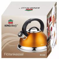 Arbatinukas su švilpuku King Hoff KH-3246, 3 l, (spalva/dizainas parenkami atsitiktine tvarka)