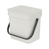 Šiukšliadėžė Brabantia Sort & Go, balta sp., 3 l, 18.8 cm x 18.1 cm