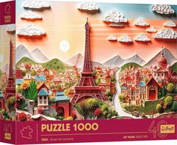 Dėlionė Trefl Paper Art Paris 40044, 48 cm x 68.3 cm, 1000 vnt., įvairių spalvų
