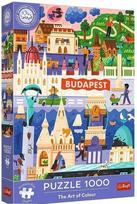 Dėlionė The Art Of Colour Budapeszt 12107, 68.3 cm x 48 cm, 1000 vnt., įvairių spalvų