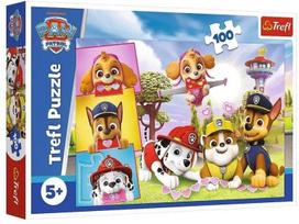 Dėlionė Trefl Paw Patrol, 27.5 cm x 41 cm, 100 vnt., įvairių spalvų