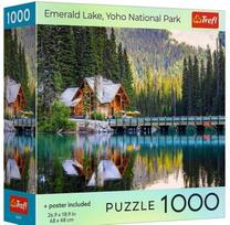 Dėlionė Trefl USA Collection Emerald Lake, 48 cm x 68 cm, 1000 vnt., įvairių spalvų