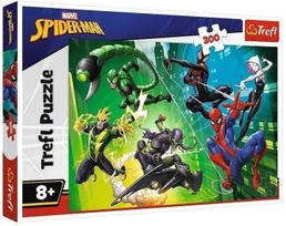 Dėlionė Trefl Spiderman In The Spiders Web, 40 cm x 60 cm, 300 vnt., įvairių spalvų