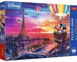 Dėlionė Trefl Mickey And Minnie In Paris 10917, 48 cm x 68 cm, 1000 vnt., įvairių spalvų