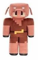 Pliušinis žaislas Minecraft Piglin, ruda sp./rožinė sp., 30 cm