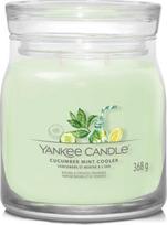 Žvakė, aromatinė Yankee Candle Signature Cucumber Mint Cooler, 35 - 50 h, 368 g, Žalia sp.