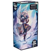 Dėlionė Iello Twist Glow In The Dark: Ice Spirit, 68 cm x 48 cm, 1000 vnt., įvairių spalvų