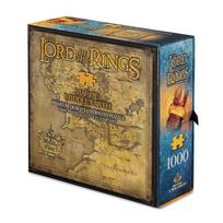 Dėlionė The Noble Collection Middle earth’s map, 60 cm x 60 cm, 1000 vnt., įvairių spalvų