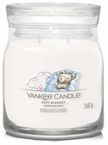 Žvakė, aromatinė Yankee Candle Signature Soft Blanket, 35 - 50 h, 368 g, balta sp.