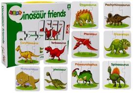 Dėlionė, dinozauras Friends, EN, įvairių spalvų, 10 vnt.