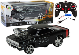 Rc automobilis Lean Toys Drift Stunt Car, 1:18, juoda sp.