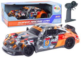 Rc automobilis Lean Toys Super Racing, 1:18, juoda sp./oranžinė sp.