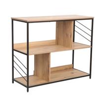 Pastatoma lentyna Home4you Dimitra, ruda sp./juoda sp., 83.5 cm x 100 cm x 40 cm