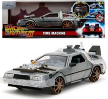 Žaislinis automobilis Jada Toys Back To The Future III Time Machine 325-5073, 1:24, sidabro sp.